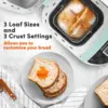 Gourmet EBM8103M Programmable Bread Maker Machine 3 Loaf Sizes, 19 Menu Functions Gluten Free White Wheat Rye French and m 4
