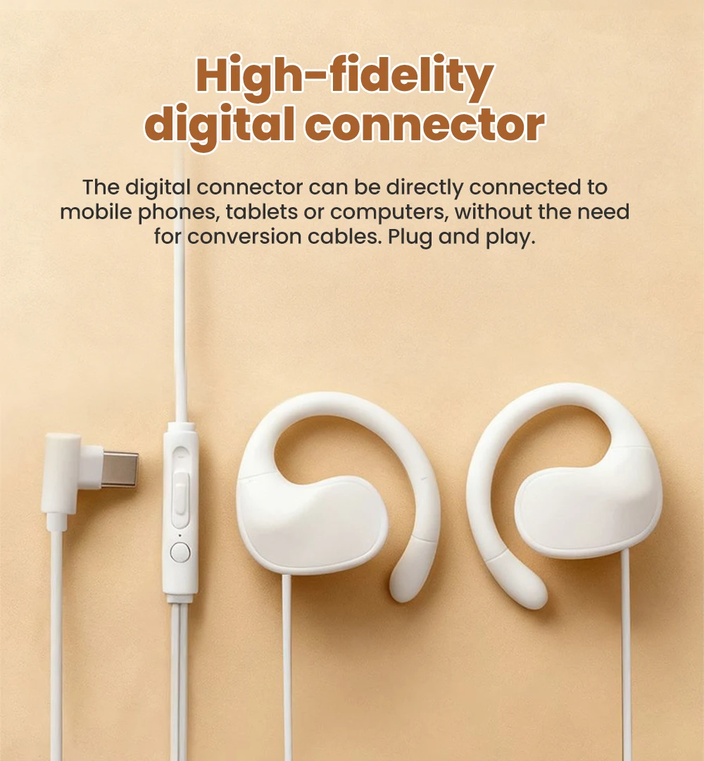 Cuffie over-ear cablate usb-c con microfono per audio digitale_voghion.com