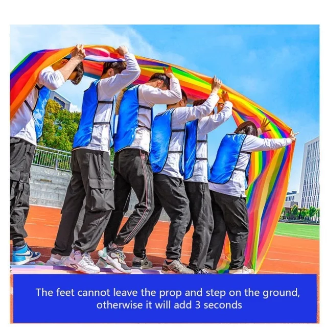 Fun Running Mat Oxford Fabric Roller Learning Team Building Activity Multi person Collaboration Game Youth Adult Outdoor Game 3