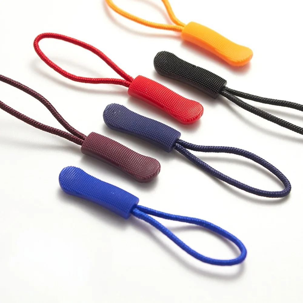 50pc Vibrant Nylon Zipper Extensions-Fashionable Zipper Pulls & Tabs-Durable for Bags Backpacks Jackets zipper pullers zipper accessories