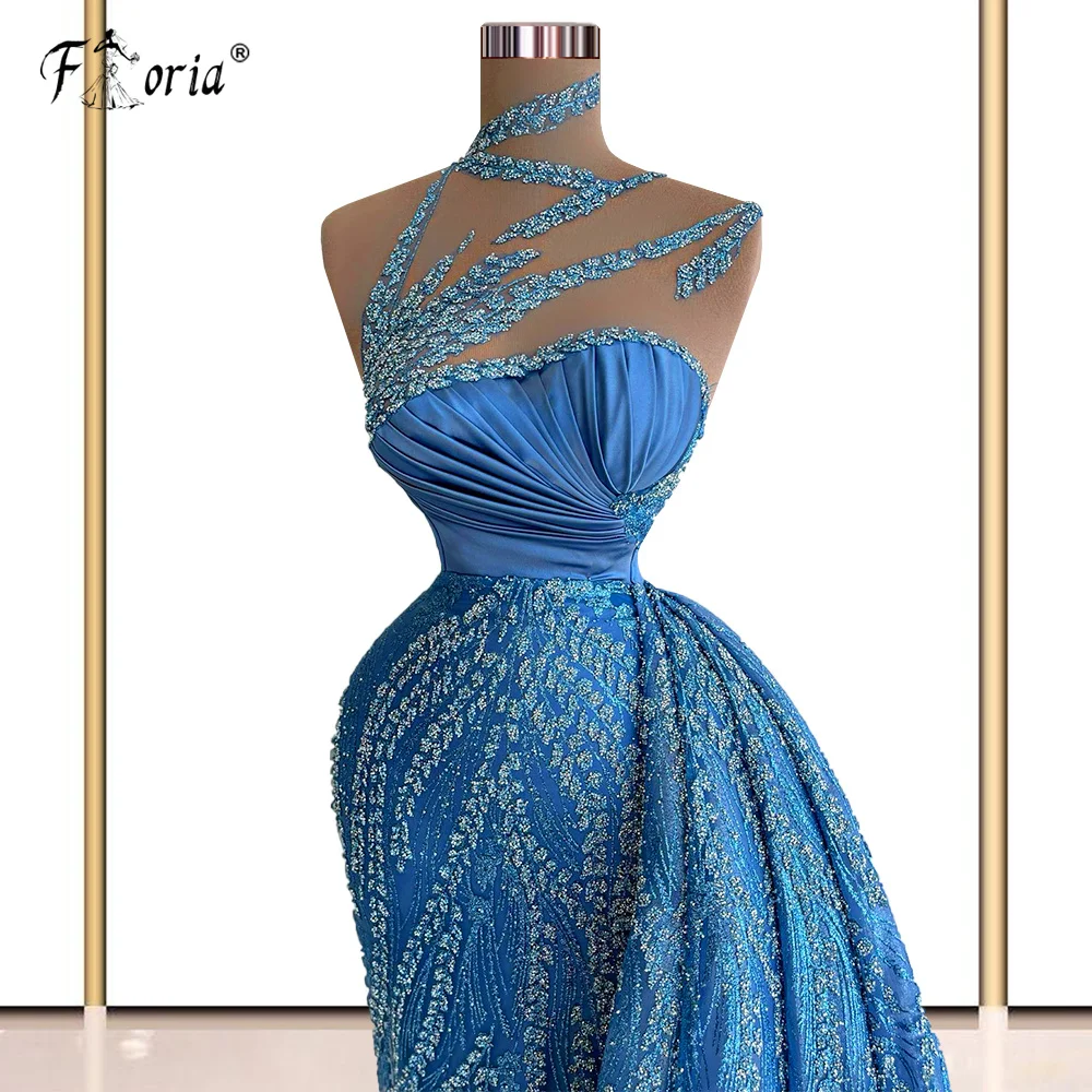 Рисунок 2 - Небесно-голубое элегантное вечернее