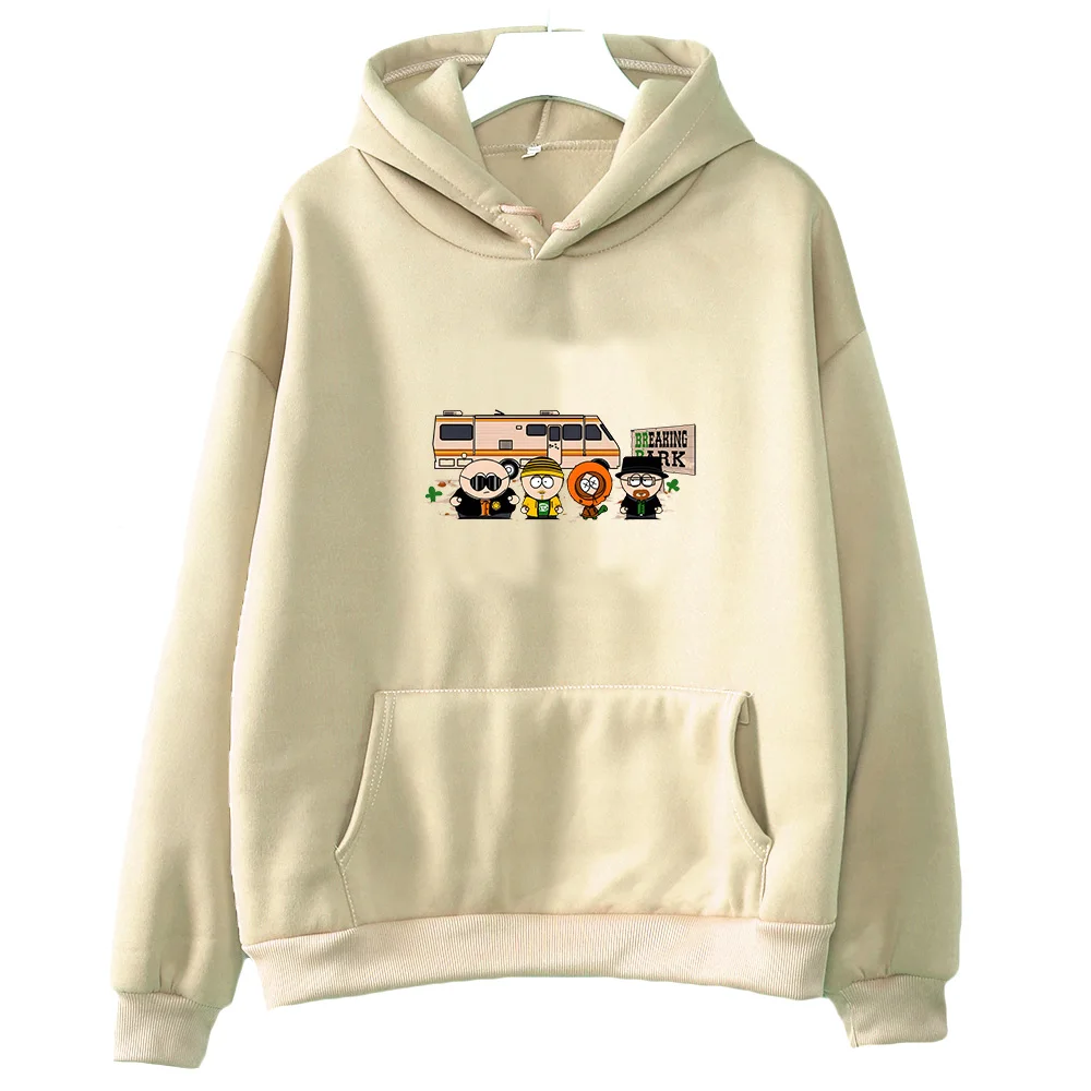 

Comic Crimson Dawn Ssouth Ppark Print Hooded Pullovers Female Cute/kawaii Graphic Clothes Autumn Casual Sweatshirts Fleece Tops