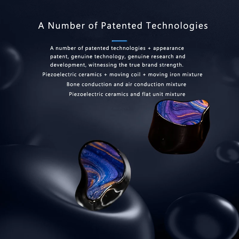 GEEKFLY VITAS 2BA+2PZT+Planar+DD HIFI TWS Bone Conduction