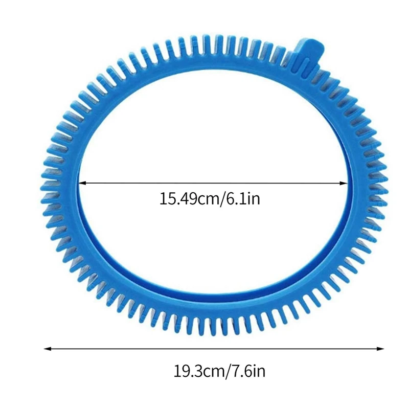 2 Piece Blue Front Tire Kit With Super Hump 2X 4X Pressure Wheels Rubber 896584000-143 For Hayward Phoenix For Pool Cleaner