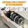 Expandable Pots and Pans Storage Rack for Cabinets Pot and Lid Holder with 6 Adjustable Shelves for Kitchen Organization Tools 5