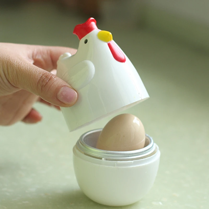 Home Chicken Shaped Egg Cooker Microwave One Egg Boiler Cooker Kitchen Cooking Appliance egg cooker