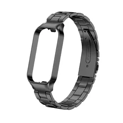 Stainless Steel Strap for Mi Band 8 Active (Black03)