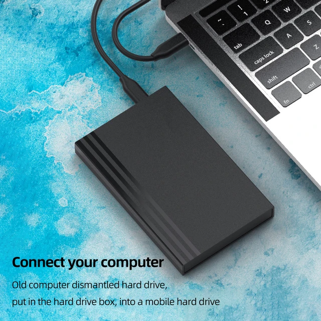 Boîtier de disque dur externe jusqu'à 6 To, USB 3.0 vers SATA HDD