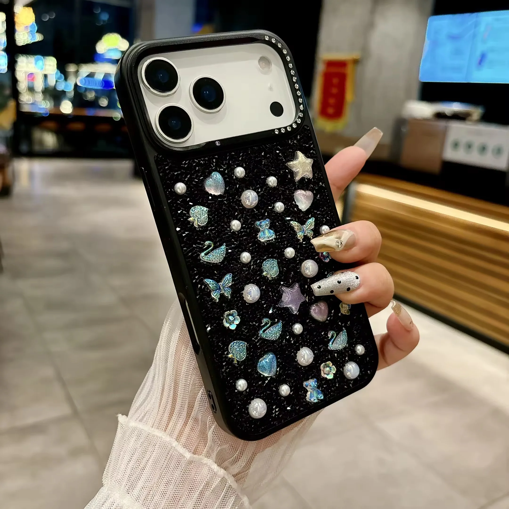 Luxury Glitter Rhinestone Phone Case - Shiny Bling Girly Shockproof Cover