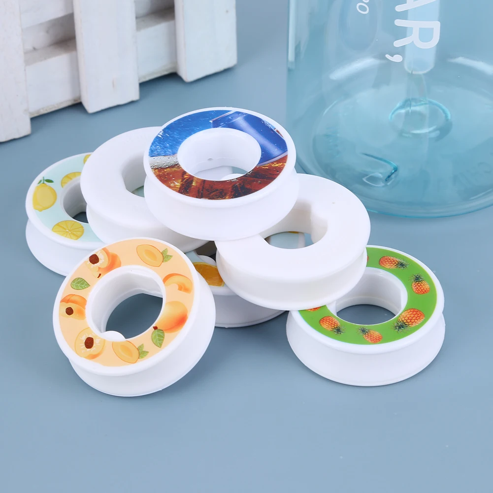 7pcs Water Cup Fragrance Ring Multi-flavor Sports Bottle Flavour Pod Drink More Water 0 Sugar Used In Flavoured Drinking Bottle