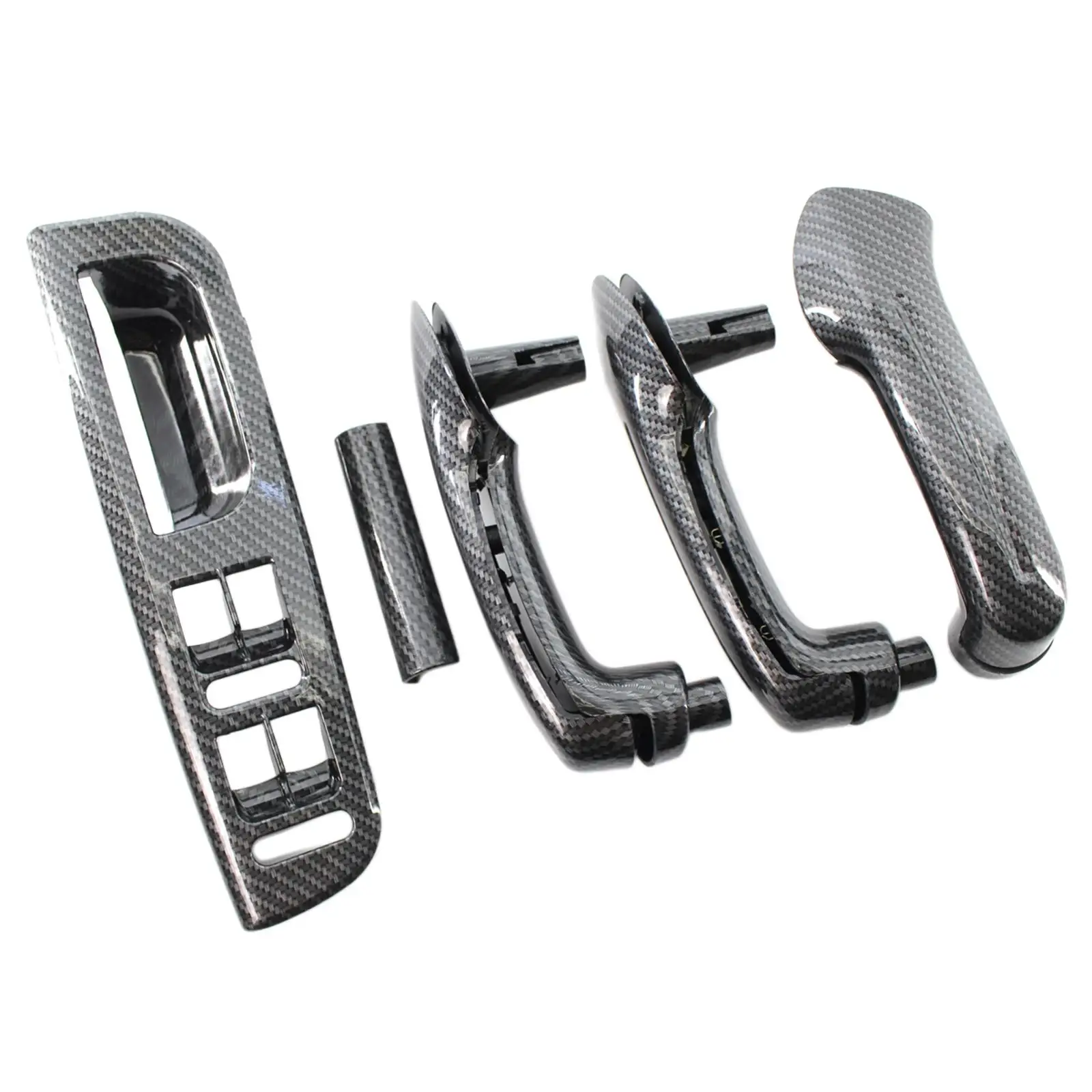 Interior Door Pull Grab Handle Set Switch Panel for VW Jetta 1999-2004