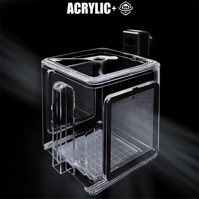 Acrylic Stainless Steel Fish Tank Isolation Box Pneumatic Spawning and Incubation Box Ornamental Fish Breeding Spawning Room fish aquarium fish breeding box
