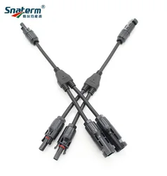 Solar PV Multi Parallel Branch Connectors - Male & Female Adapter Pair (1 Pair 2Y)