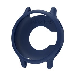 Silicone Protective Skin Cover for Smartwatch - Soft Shell Bumper Guard (Blue)