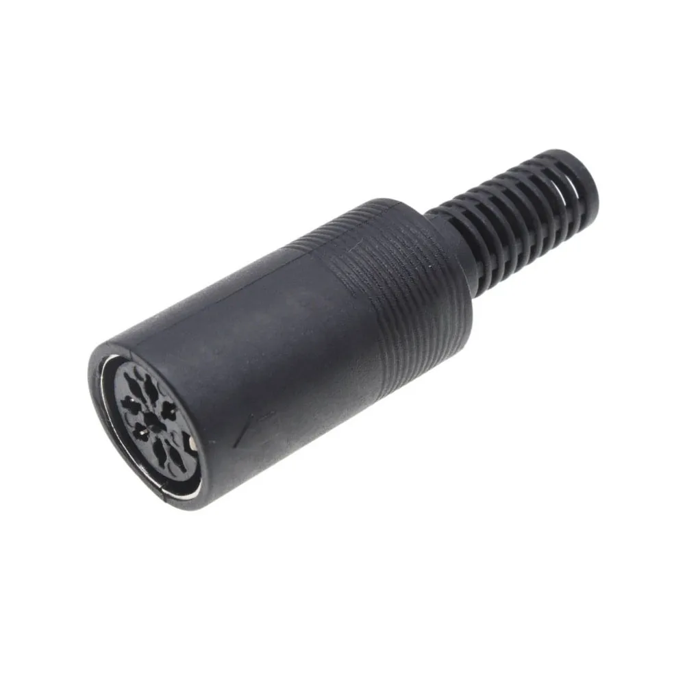 Wire Connector 1Pcs Male Plug /Female Socket DIN Connector 3/4/5/6/7/8 PIN Chassis Cable Mount With Plastic Handle