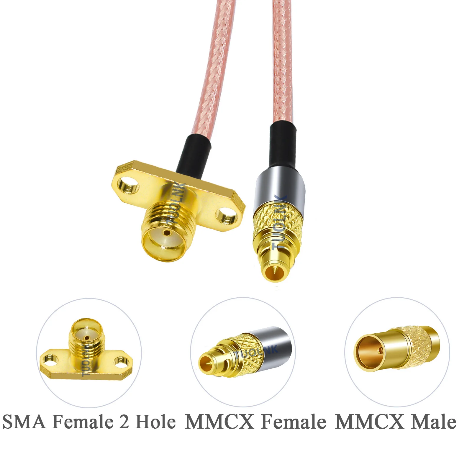 Cavo Coassiale RG316 25cm Connettori SMA Femmina / MMCX - Foto 8