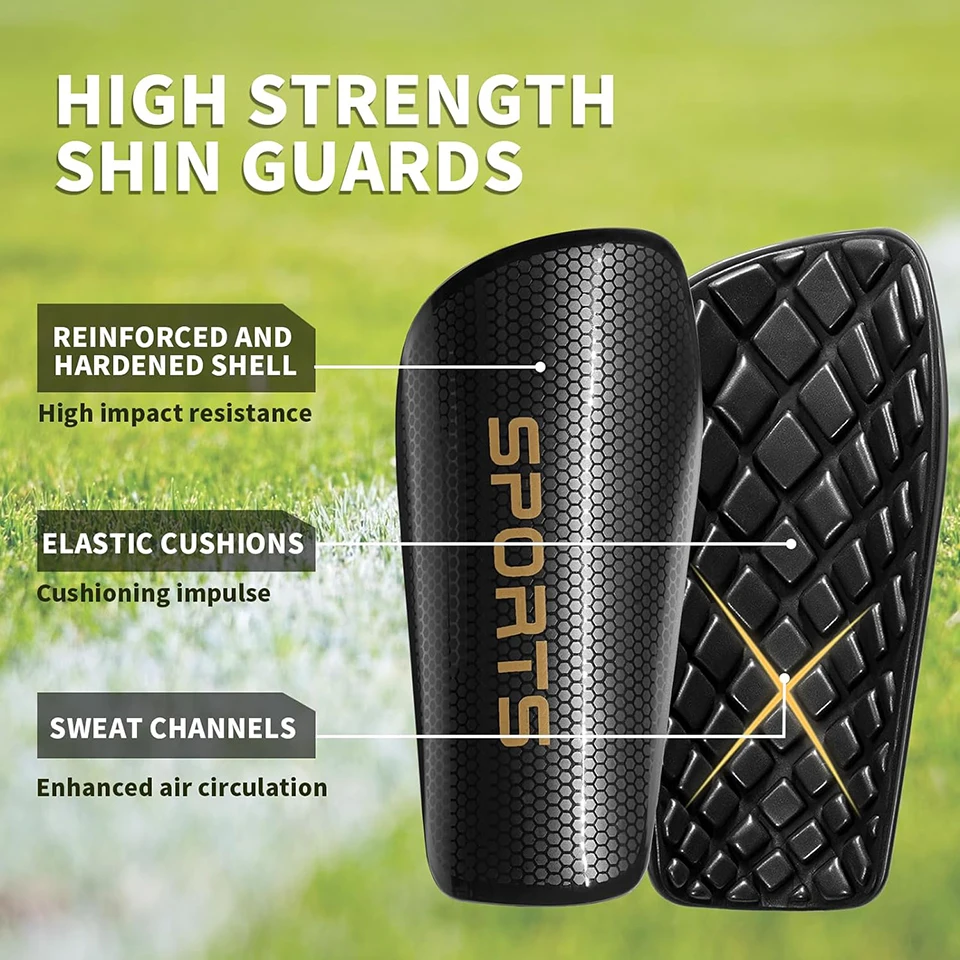 Shin Guards Loogdeel Soccer For Kids Youth Adults-Shin Pads and Sleeves with Optimized Insert Pocket-Protect Soccer Equipment soccer shin guards shin guard pads
