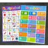 Abc Alphabet + Numbers 1~20 Poster Set Toddler Educational Charts Learning and Education Toy for Kid Baby Alphabet Montessori 4