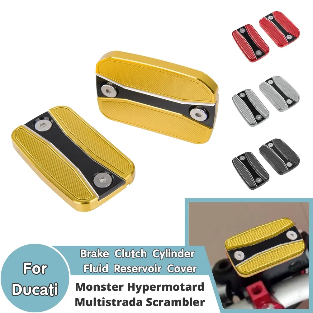 Per Ducati Monster 695 696 796 S2R Freno Anteriore Frizione Cilindro Coperchio Serbatoio Fluido Scrambler Hyperstrada Hypermotard 796 821