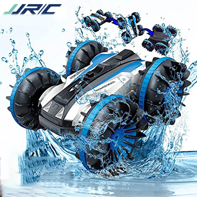 2.4G Radio RC High Speed Racing Children's Crawler Tank Double Sided Stunt Amphibious Waterproof