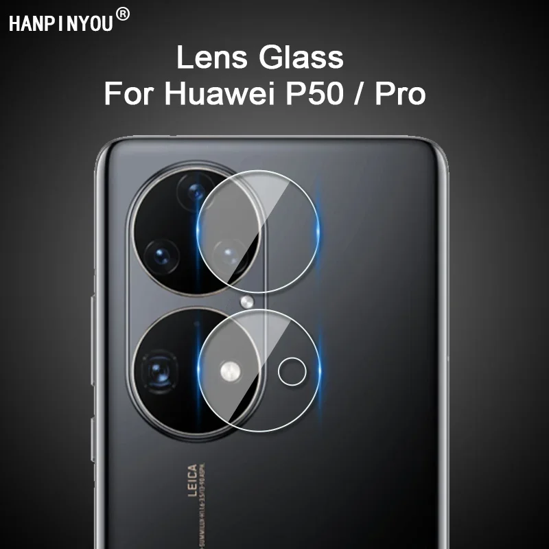 

2 PCS/set For Huawei P50 P50Pro Clear Ultra Slim Anti Scratch Back Camera Lens Cover Protector Tempered Glass Protection Film