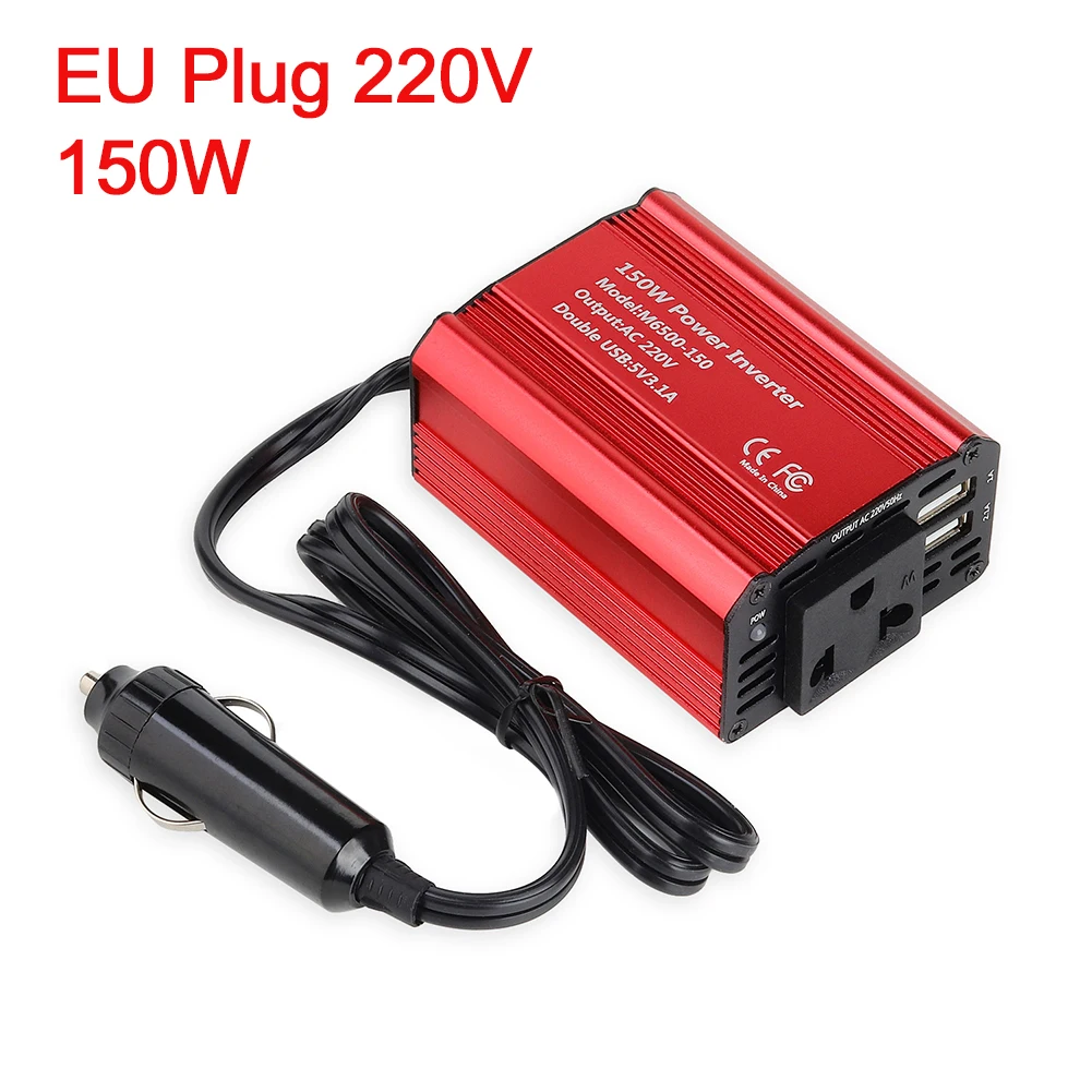 4000w 12v 220v/110v Led Ac Car Power Inverter Convertidor Cargador Adaptador  Inversor Dual Usb Transformador oso de fresa Hogar