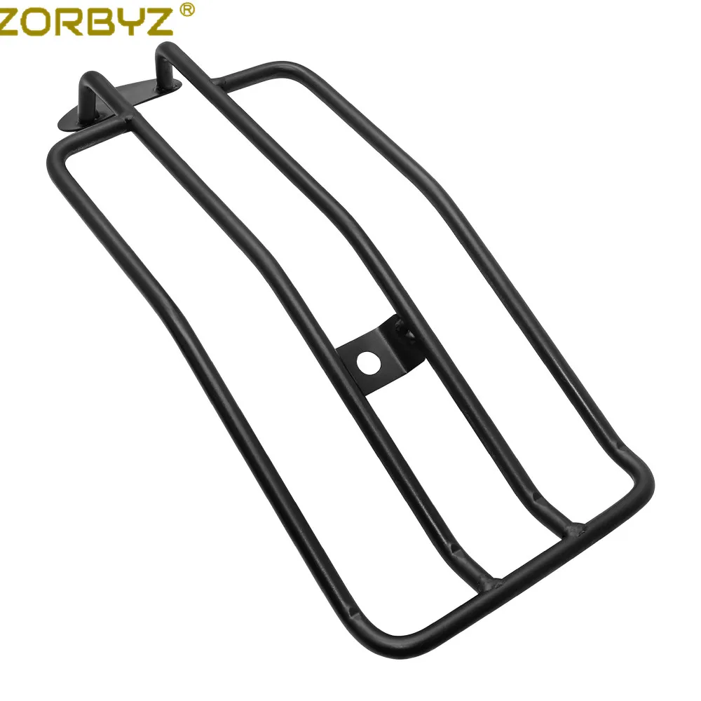 ZORBYZ For Honda Rebel CMX 300 500-Motorcycle Black Steel Rear Solo Seat Luggage Rack Carrier motorcycle luggage rack
