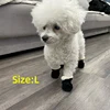 4pcs Winter Dog Shoes Waterproof Shoes For Medium Dogs Winter Boots For Small Dogs Warm Chihuahua Teeth Puppy Socks Yorkshire 3