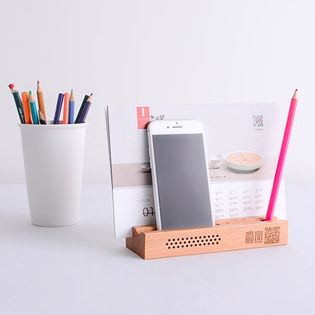 Mobile Phone Stand with Card and Pen Holder