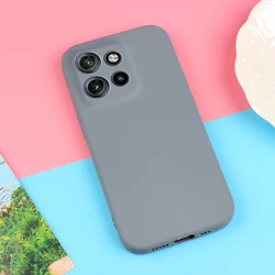 Sand Matte Soft Silicone Shockproof Protective Phone Case Cover - Motorola Edge 60 Neo (Gray)