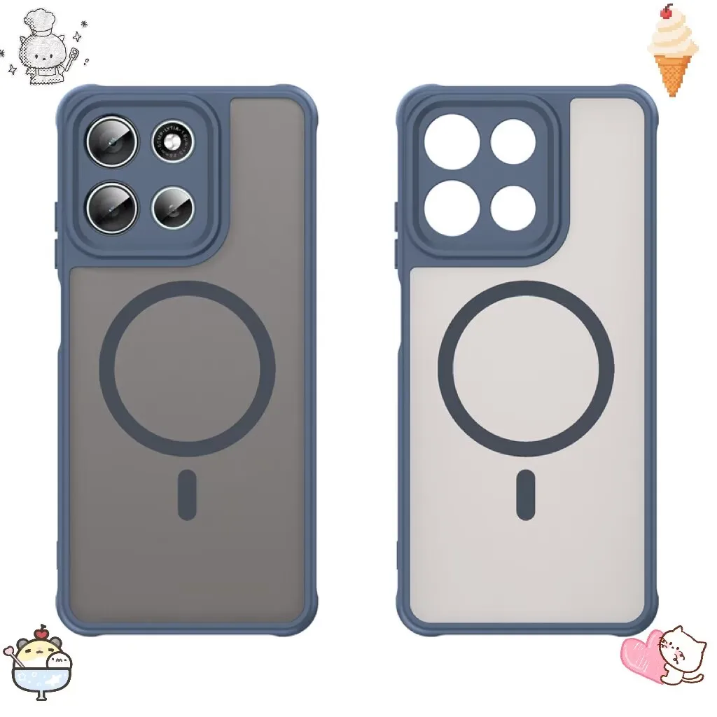 Magnetic Translucent Frosted Matte Waterproof Protective Phone Case