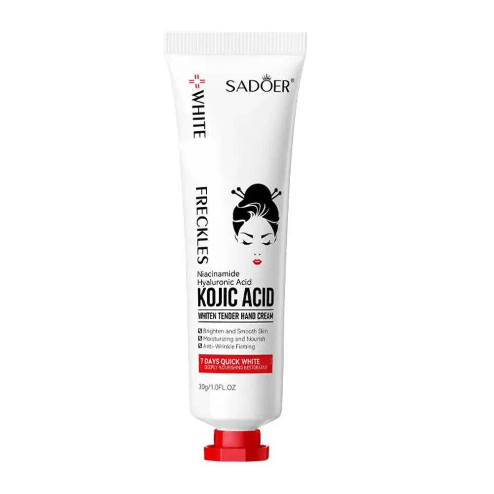 حمض الكوجيك تتلاشى كريم اليد مملة الجسم سريع السلس...