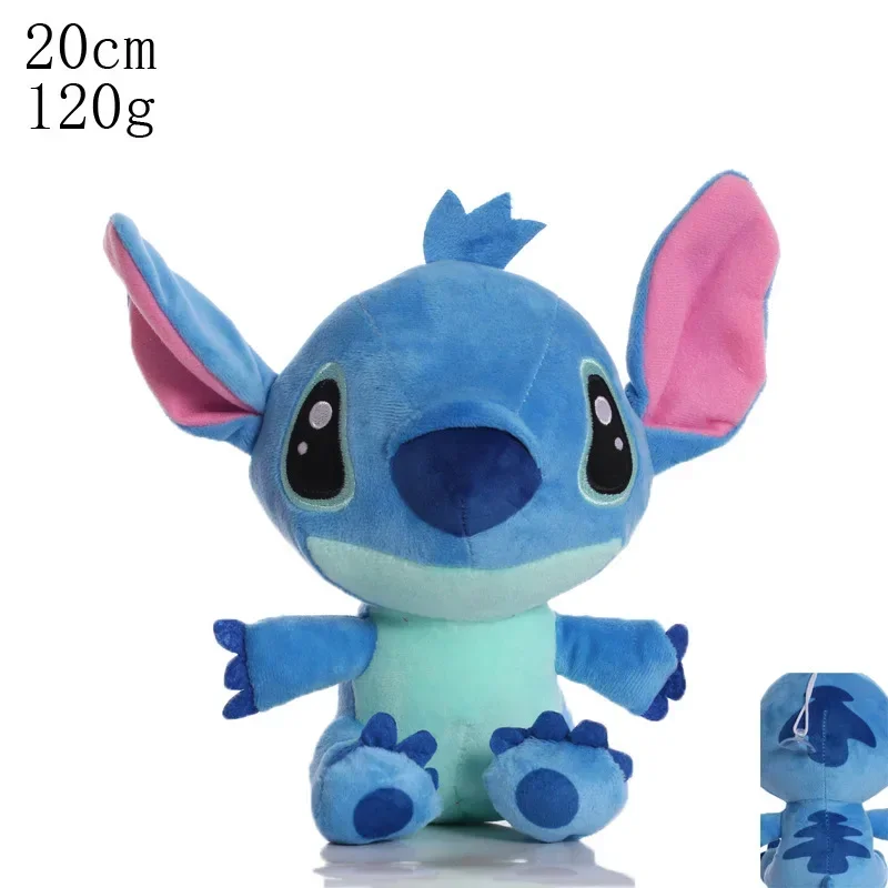 Disney Cartoon Pink Blue Stitch20Cm Bambole Di Peluche Anime Toys Lilo And Stitch Stich Peluche Peluche Regali Di Natale Per Bambini