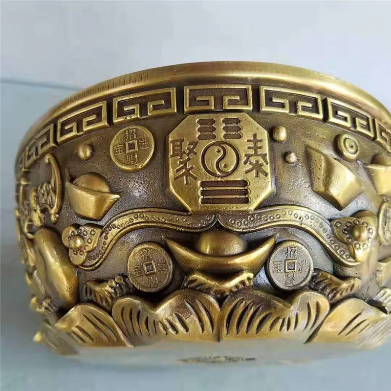 Brass Cornucopia Home Decoration Office Culture Metal Crafts Ornaments Wholesale One Piece Dropshipping 3
