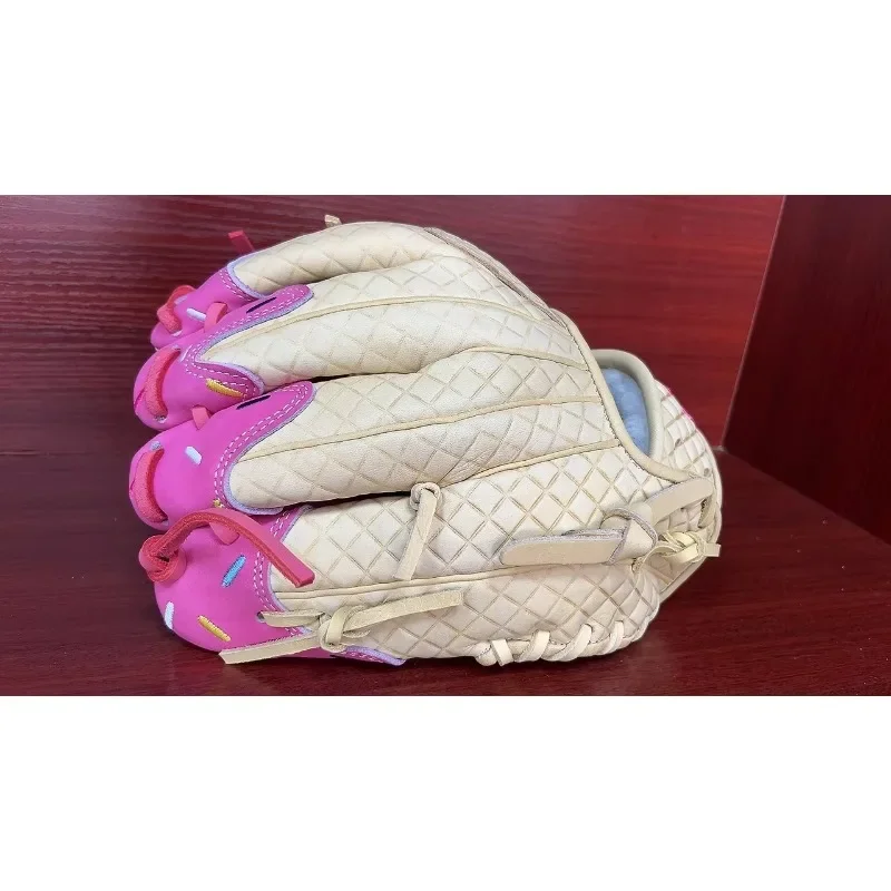 11.5 Inch Icecream Style Glove Pink and Blonde Kip Leather Baseball Glove