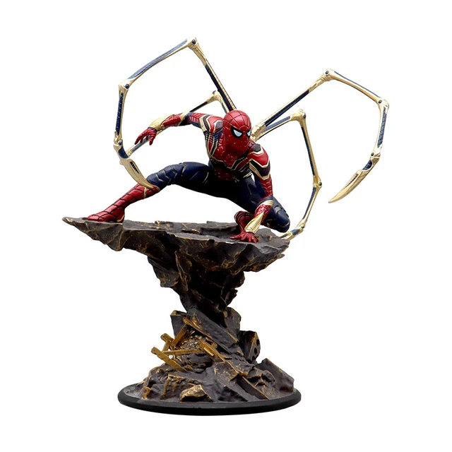 Muñeco Spiderman Articulado - Luz Y Sonido - Grande 30 Cm