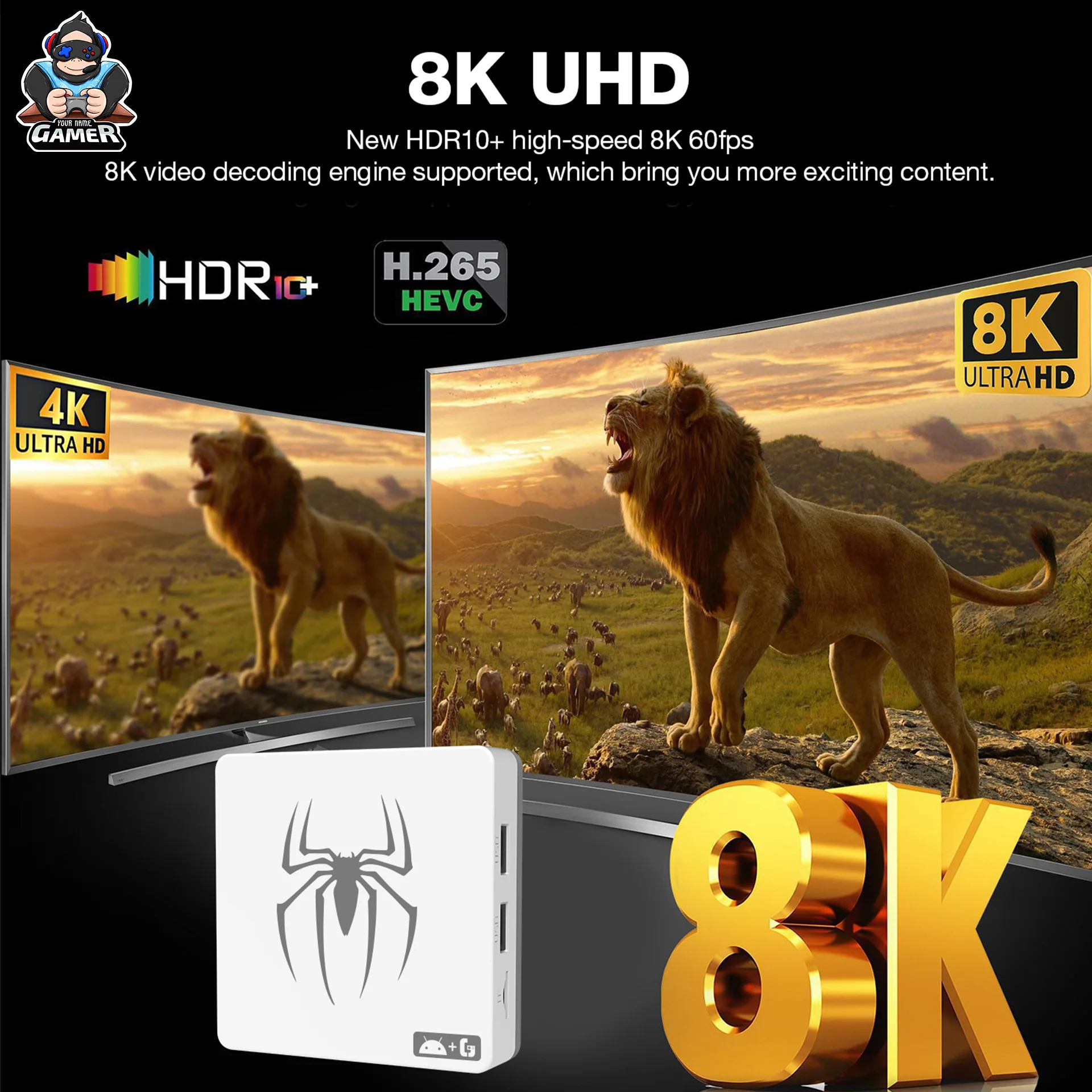 2025 G7 8K 3D وحدات تحكم ألعاب الفيديو 64GB 2.4G و...