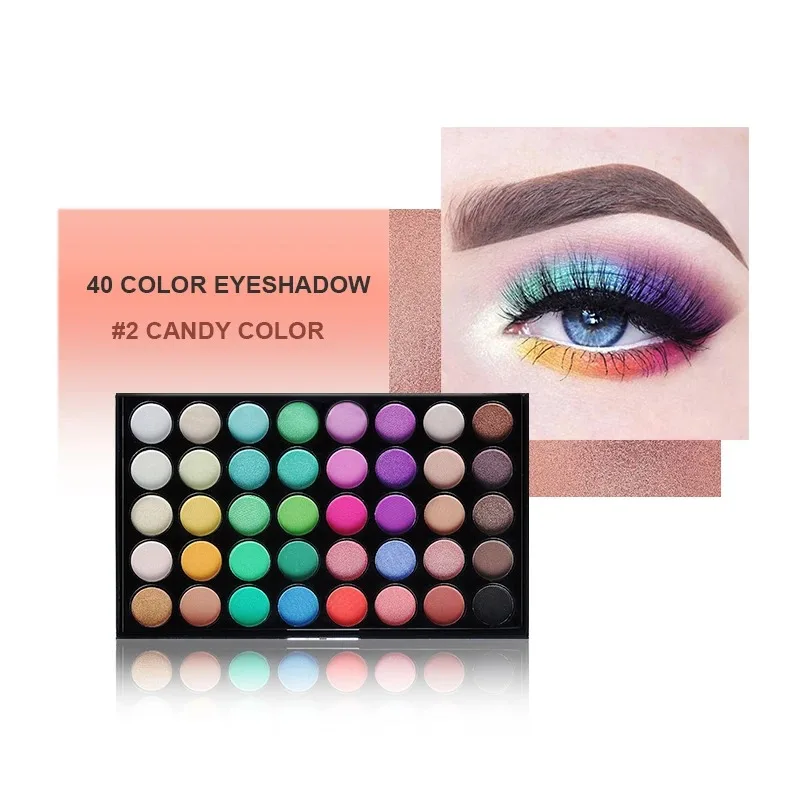4/16/40 Colors Eyeshadow Stick Pearl Matte Glitter for Music Festival
