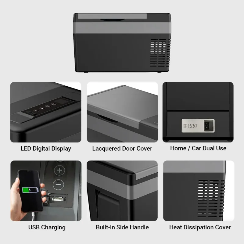 고품질 12V/24V 냉장고 컴프레서 25L 차량용 냉장고 캠핑 야외 활동 인기 상품