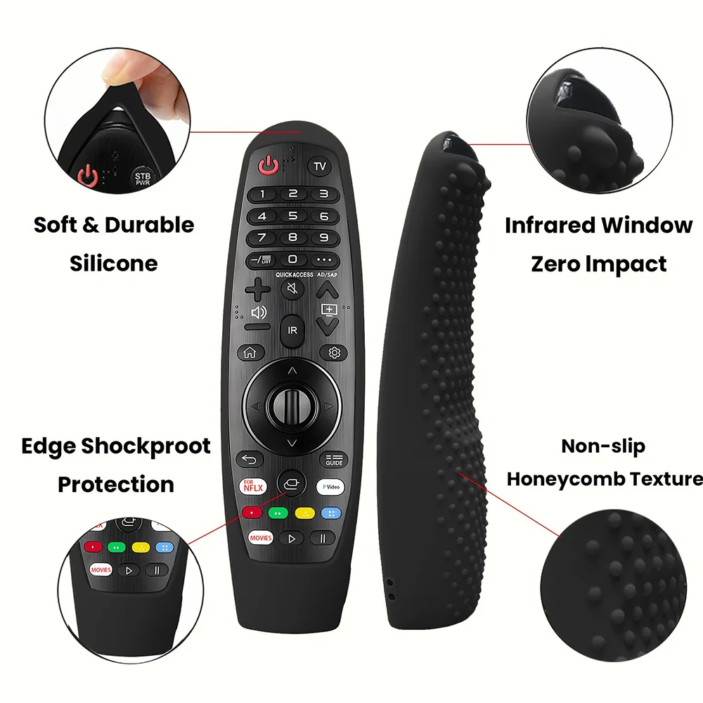 Silicone Remote Cover - Non-Slip Shockproof and Dustproof Protective Skin