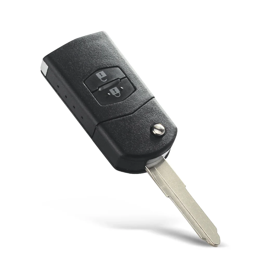 KONIKON 2-Button Car Key Shell Case – Fits Mazda BT50, Ranger, Ford – Black, 2082001