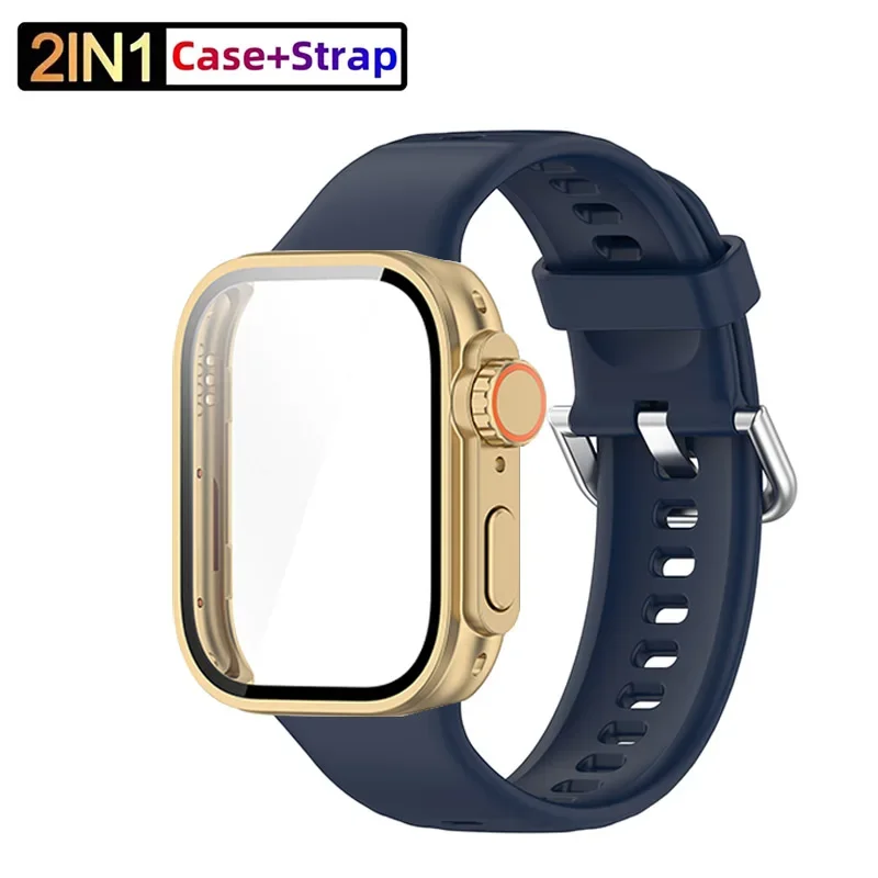 Premium Silicone Strap with Ultra2 Case and Screen Protector