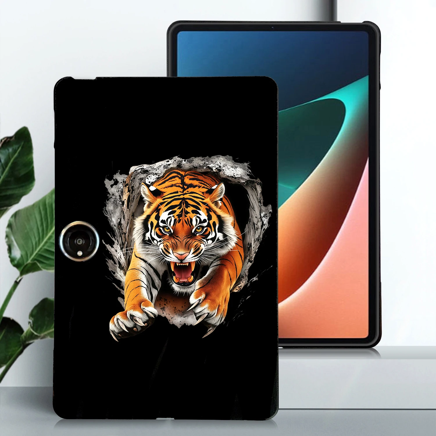 Flexible Soft TPU Black Silicone Tablet Case - Premium Protective Shell Back Cover