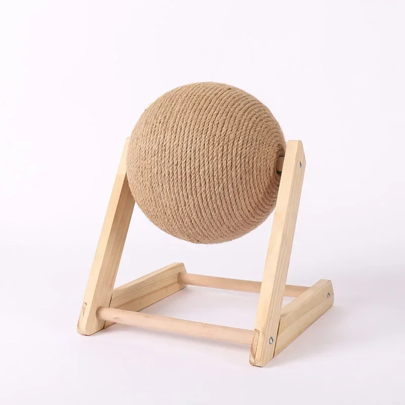 

Cat Toy Interactive Cat Scratcher Board Kitten Sisal Rope Ball Scratch Paws Pet Grinding Scratching Cats For Scratcher Toys