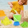 9pcs Children Outdoor Beach Toys Fun Shovel Mold Beach Bucket Set Storage Sand Digging Tool Bucket Children Sandbeach Toys 4
