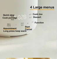Casserole électrique multifonction 600 ml en céramique antiadhésive, cuiseur à riz rapide, boîte à lunch électrique portable, mini marmite électrique 3