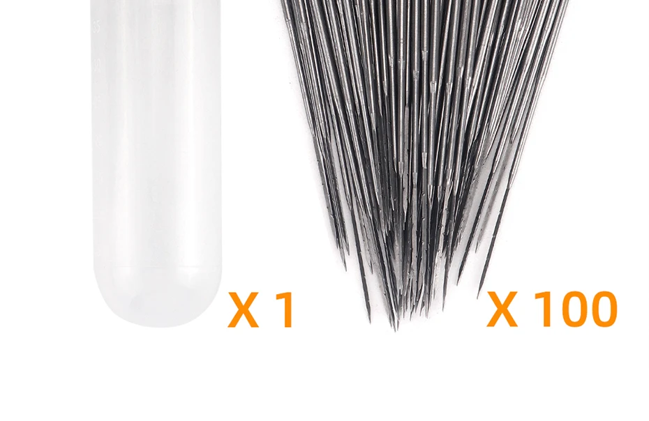 QJH 100-teiliges Nadelfilz-Set, Wollfilznadel-Werkzeug, unverzichtbare Werkzeuge für Anfänger bis Experten, 3 Größen, 3,58/3,38/3,07 Zoll – Detail 14
