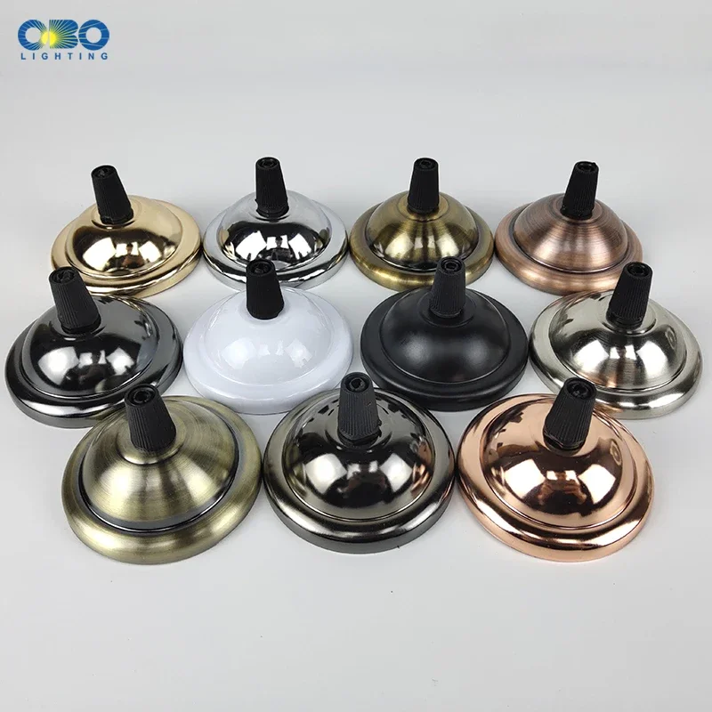 Lamp Fittings Ceiling Plate Lamp Base DIY Round Iron+ Lock Line 66mm Pendant Base Ceiling Plate lamp holder lamp bulb holder lamp base