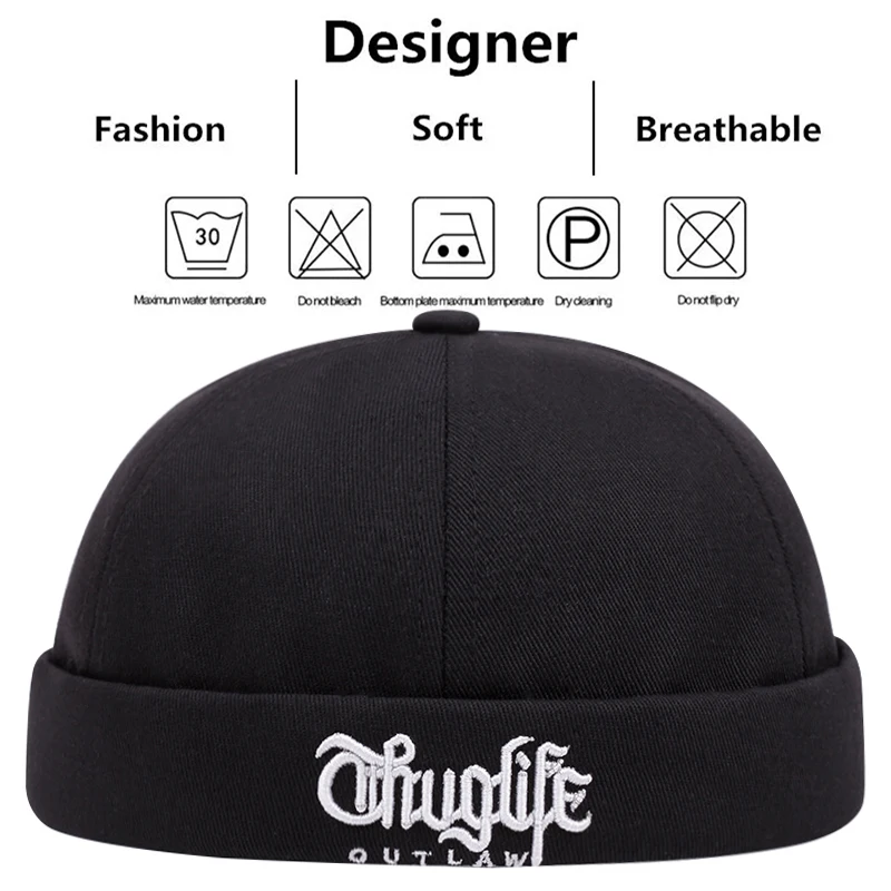 Beret Hat Party Hat Fashion Men Women Melon Skin Cap Outdoor Street Beanie Bonnet Biker Caps Adjustable