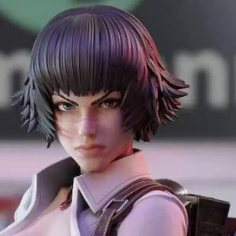 

Crazy Female Student Resin Figure Full 1/24 Scale 75mm Model Kit Diy Miniatures GK Unassembled and Unpainted Diorama Toys